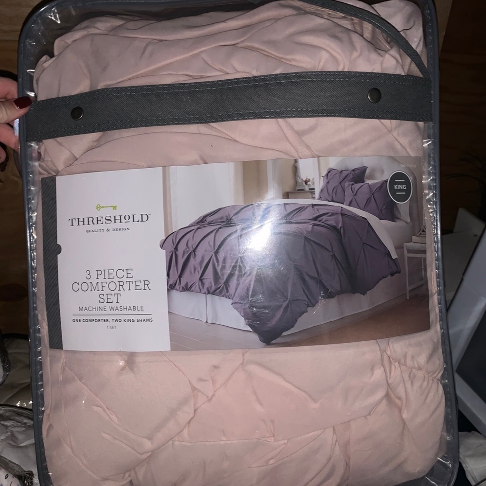Threshold three piece comforter set